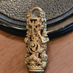 หลวงพ่ออำนาจ เขาสามล้าน ตะกรุด ศาสตราวุธครุฑธาเวทย์  AC6244