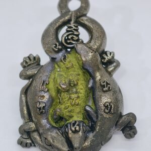 จิ้งจกจันทร์เพ็ญ  วัดจอมเกษ ชนวนมวลสาร ศักดิ์สิทธิ์เก่า KA2619