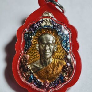 พระอาจารย์ต้อม วัดท่าสะแบง รวยนะ 9 ดี ลงยาหลายสี (AC4301)