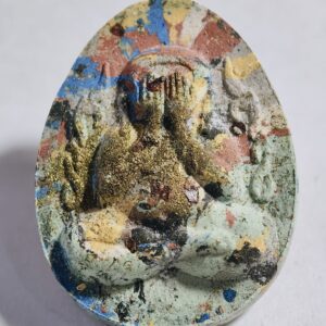 หลวงพ่อพัฒน์ วัดห้วยด้วน พระผงปิดตา รวยปลดหนี้ 100 ปี AC4332