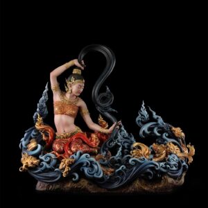 พระแม่ธรณี ขนาดสูง 30 CM จัดสร้าง บริษัท พุทธศิลป์สร้างวัด จำกัด