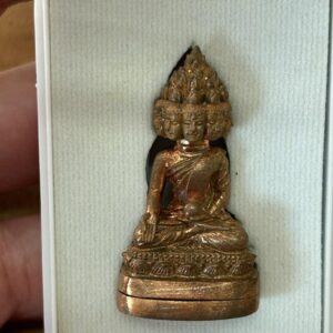 หลวงปู่เร็ว พระมหาเศรษฐีนวโกฏิ ๙ หน้า ดวงเศรษฐีรวยเร็ว (KU24)