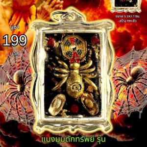 หลวงพ่อเมียน วัดบ้านจะเนียง แมงมุมดักทรัพย์ รวยทรัพย์พันล้าน