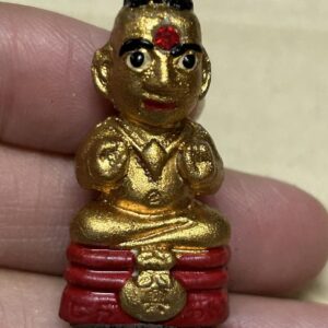 หลวงปู่ทองดำ วัดถ้ำตะเพียนทอง กุมารเศรษฐี เนื้อผงว่าน (KU12)