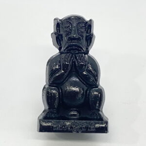 หลวงพ่อสุชาติ วัดทุ่งแค พญาสี่หูห้าตา ไม้งิ้วดำแกะ (KN6)