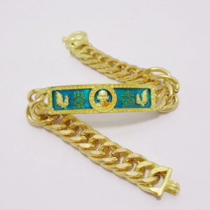 หลวงพ่อพัฒน์ วัดห้วยด้วน เลสข้อมือ รุ่น เลสไตรมาส ๖๓ KN503267