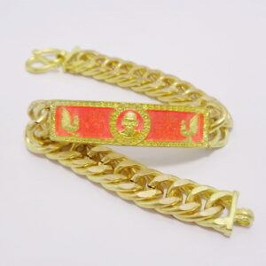 หลวงพ่อพัฒน์ วัดห้วยด้วน เลสข้อมือ รุ่น เลสไตรมาส ๖๓ KN5032610