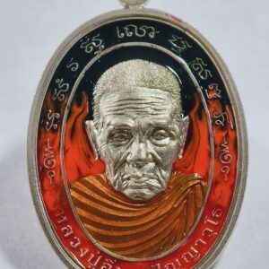 หลวงปู่อิ่ม วัดทุ่งนาใหม่ นักษัตร 12ราษี ลงยาหน้าหลัง AC8272