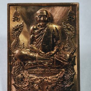 หลวงปู่ฮก วัดราษฎร์เรืองสุข เหรียญมังกรคู่พยัคฆ์คู่ ปี 59 AC7234