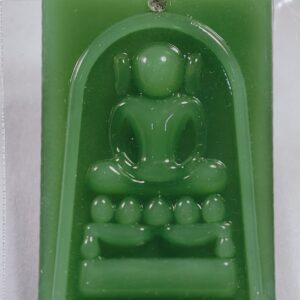 หลวงปู่อิ่ม วัดทุ่งนาใหม่ พระสมเด็จหยก ไกเซอร์ฝังเพชร AC2449