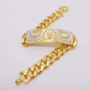 หลวงพ่อพัฒน์ วัดห้วยด้วน เลสข้อมือ ชนะจน ชุบ3K KN154264