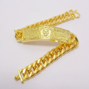 หลวงพ่อพัฒน์ วัดห้วยด้วน เลสข้อมือ ชนะจน ชุบทอง KN154267