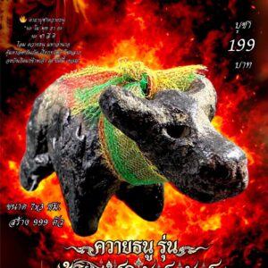 ครูบาแบ่ง วัดบ้านโตนด ควายธนู รุ่น จ้าวเวทย์พิทักษ์ทรัพย์