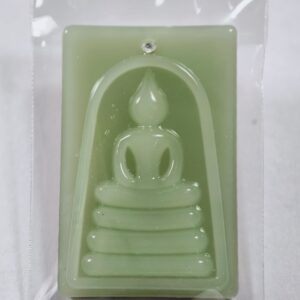 หลวงปู่อิ่ม วัดทุ่งนาใหม่ พระสมเด็จหยก ฝังเพชร AC2488