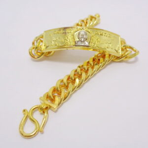 หลวงพ่อพัฒน์ วัดห้วยด้วน เลสข้อมือ รุ่น ชนะจน ปี 63 KN154262