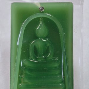 หลวงปู่อิ่ม วัดทุ่งนาใหม่ พระสมเด็จหยก พิมพ์ใหญ่ฝังเพชร AC2479