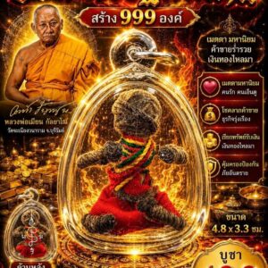 หลวงพ่อเมียน วัดบ้านจะเนียงวนาราม หุ่นพยนต์ ยอดเศรษฐีเงินล้าน