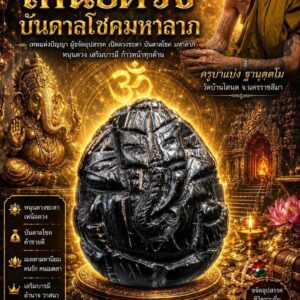 ครูบาแบ่ง วัดบ้านโตนด พระพิฆเนศ รุ่น เหนือดวงบันดาลโชคมหาลาภ