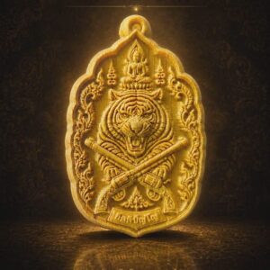หลวงพ่อธรรมดล กิตติปัญโญ วัดหนองปรือ พุทธชินราช พยัคฆ์ปืนไขว้