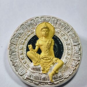 พระผงองค์พ่อจตุคามรามเทพ รุ่น เจ้าสัวยุค8 โลหะลงยา (AC7802)