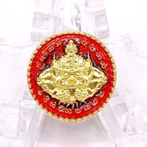 ครูบาคำฝั้น วัดกอโชค เหรียญพระราหูเหนือดวง  ปี 2569 พิมพ์เล็ก (KM272615)