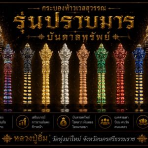 หลวงปู่อิ่ม วัดทุ่งนาใหม่ กระบองท้าวเวสสุวรรณ รุ่น ปราบมาร บันดาลทรัพย์