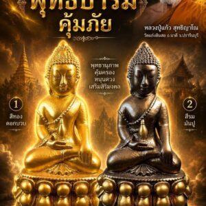 หลวงปู่แก้ว วัดแก่งดินสอ พระกริ่ง รุ่น พุทธบารมีคุ้มภัย (ขนาดบูชา)