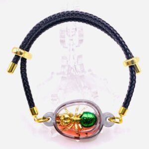 พญามดง่าม อาจารย์สุบิน คุ้มนะหน้าทอง เนื้อทองทิพย์ ลงยาเขียว KM109263