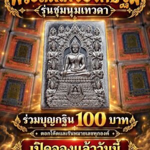 พระสมเด็จองค์ปฐม รุ่น ชุมนุมเทวดา หลวงปู่จันทร์ วัดซับน้อย