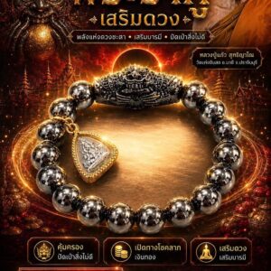 หลวงปู่แก้ว สุทธิญาโณ วัดแก่งดินสอ กำไลข้อมือ พระราหูเสริมดวง