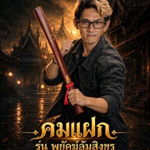 หลวงพ่อธรรมดล กิตติปัญโญ วัดหนองปรือ คมแฝก รุ่น พยัคฆ์ล้มสิงขร